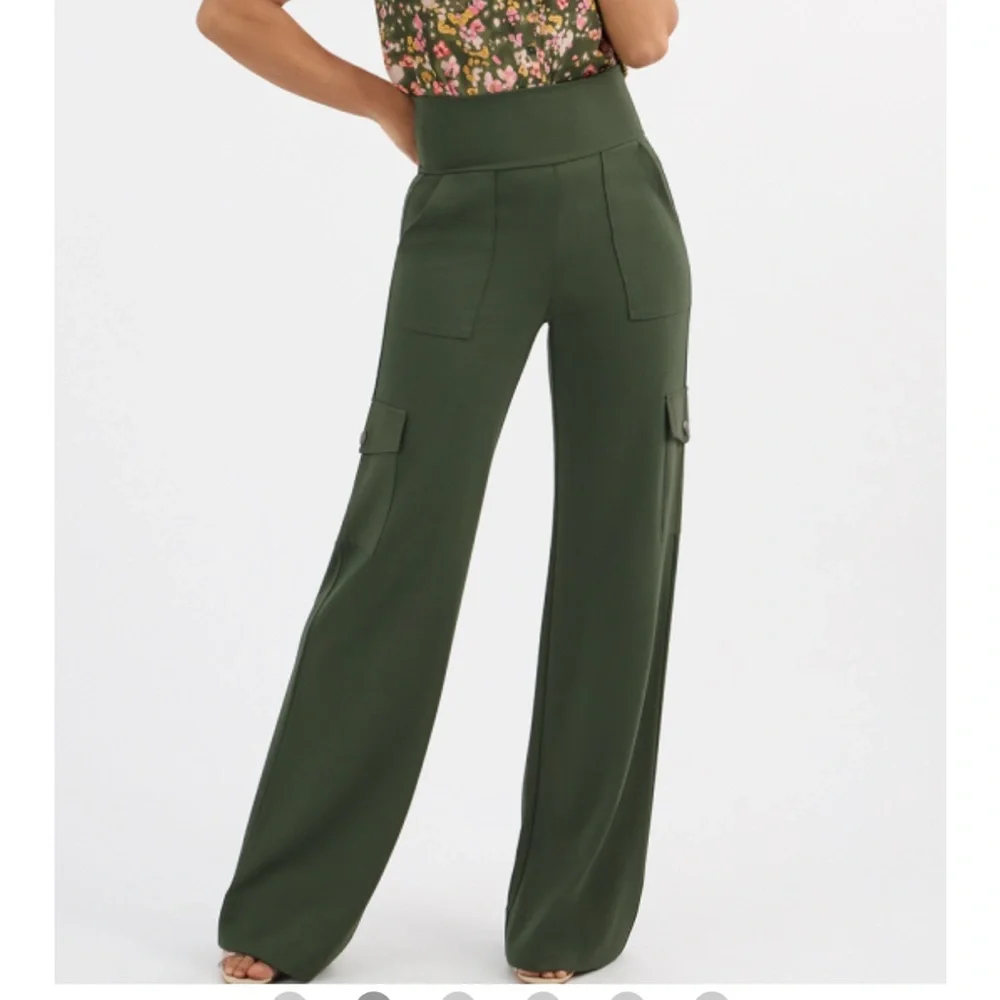 CAbi Olive Chargo Pants - Picture 2 of 9